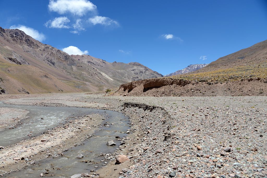 08 The Trail Once Again Is Beside The Vacas River Between Pampa de Lenas And Casa de Piedra On The Trek To Aconcagua Plaza Argentina Base Camp